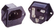 POWER INLET WITH 5x20 mm FUSE HOLDER 