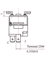 Bulb and capillary manual reset thermostat